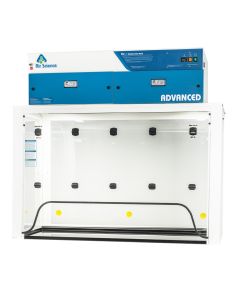 Purair®ADVANCED Ductless Fume Hood, Double Blower Version, 69" / 1800mm Nominal Width, FSA Filter Saturation Alarm, Comprising of a P20-HEAD-A-FSA, P30-XT-ENCL, TRAY-P30, and DWYER Airflow Meter, Standard Depth, 115V 60Hz, North American Cord set (unless 